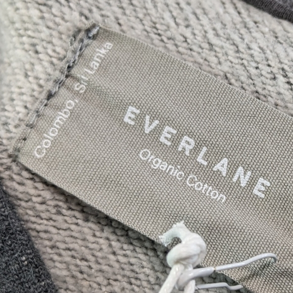 Everlane Hoodie Mens Grey The Track Sweatshirt Pullover Uniform Heathered - Picture 5 of 12